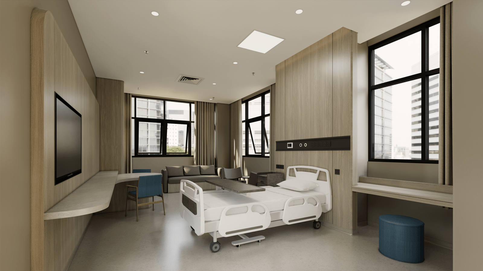 Northern Heart Hospital Suite Ward Room