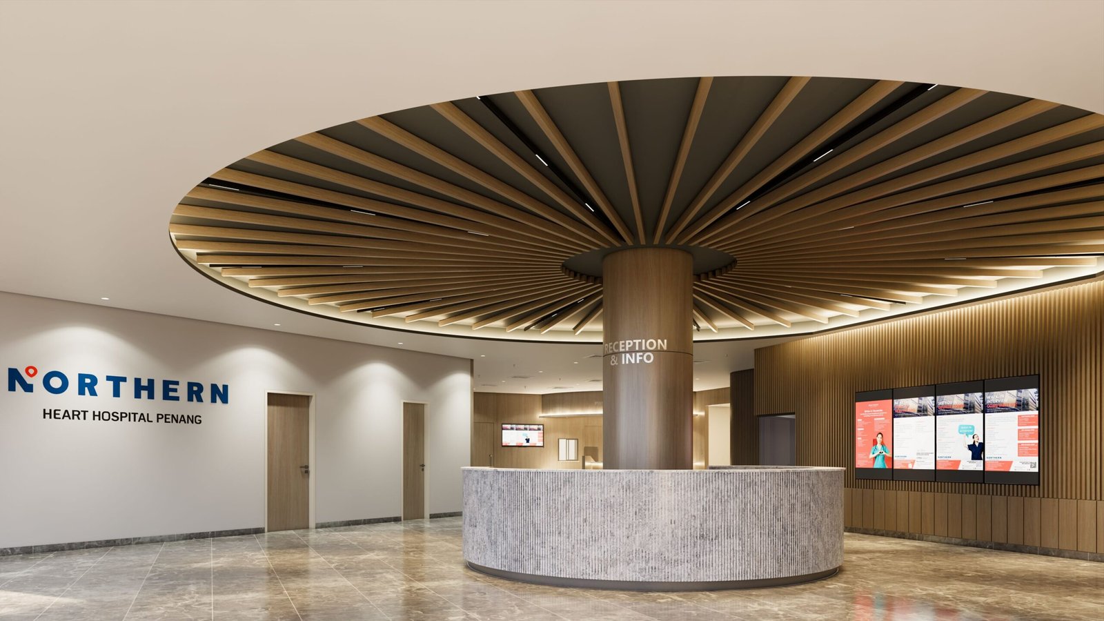Northern Heart Hospital Lobby